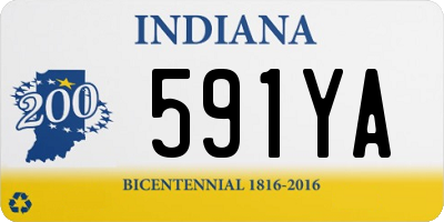 IN license plate 591YA