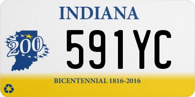 IN license plate 591YC