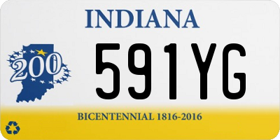 IN license plate 591YG