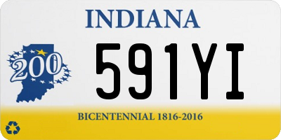 IN license plate 591YI