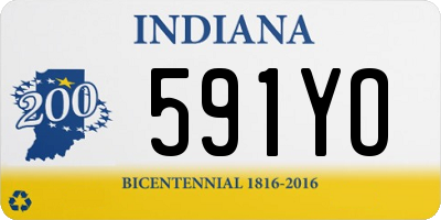 IN license plate 591YO