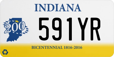 IN license plate 591YR