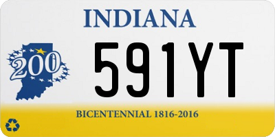 IN license plate 591YT