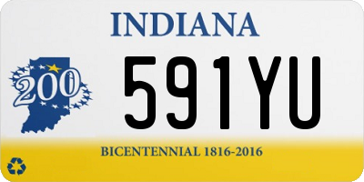 IN license plate 591YU