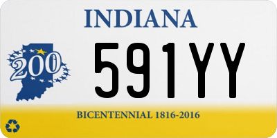 IN license plate 591YY