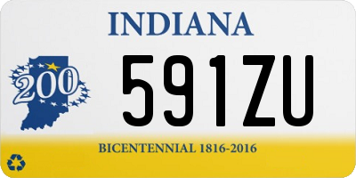 IN license plate 591ZU