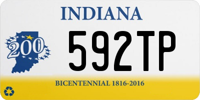 IN license plate 592TP