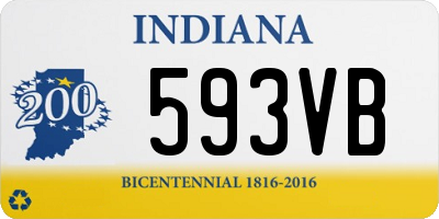 IN license plate 593VB