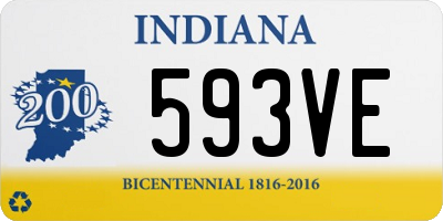 IN license plate 593VE