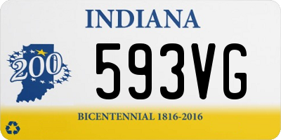 IN license plate 593VG