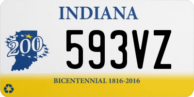 IN license plate 593VZ