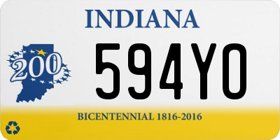 IN license plate 594YO