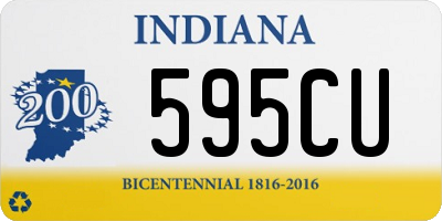 IN license plate 595CU