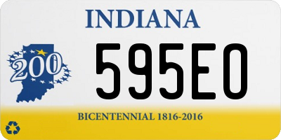 IN license plate 595EO