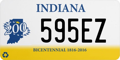 IN license plate 595EZ