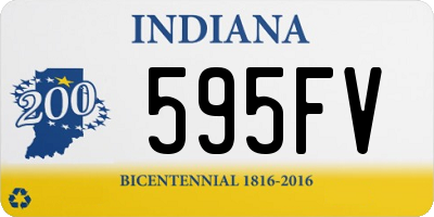 IN license plate 595FV