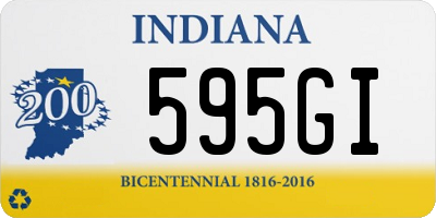 IN license plate 595GI