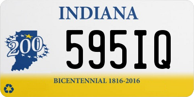 IN license plate 595IQ