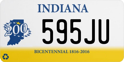 IN license plate 595JU