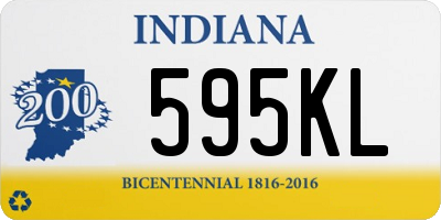 IN license plate 595KL