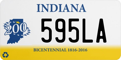 IN license plate 595LA