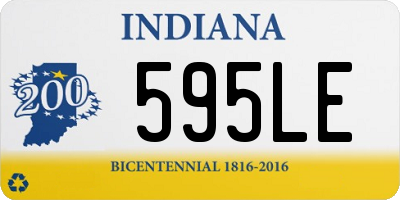 IN license plate 595LE