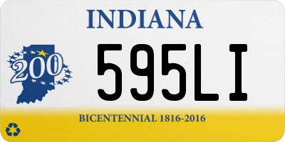 IN license plate 595LI