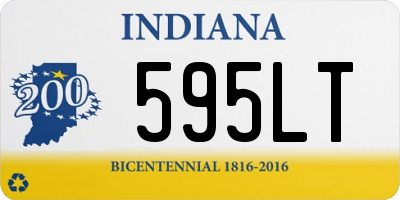 IN license plate 595LT