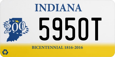 IN license plate 595OT