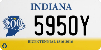 IN license plate 595OY