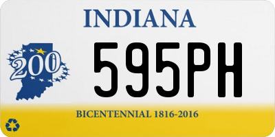 IN license plate 595PH