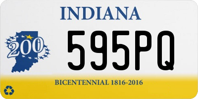 IN license plate 595PQ