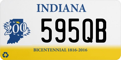 IN license plate 595QB