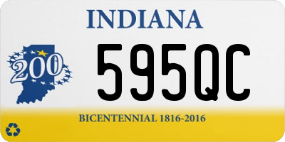 IN license plate 595QC