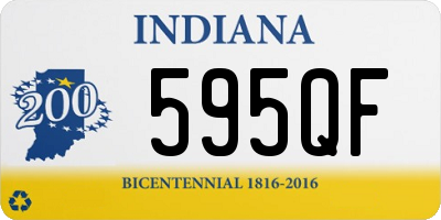 IN license plate 595QF