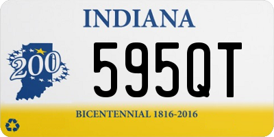 IN license plate 595QT