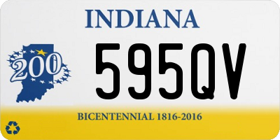 IN license plate 595QV