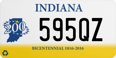 IN license plate 595QZ