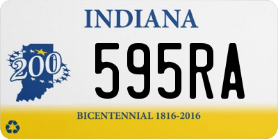 IN license plate 595RA