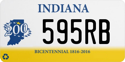 IN license plate 595RB