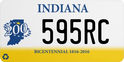 IN license plate 595RC