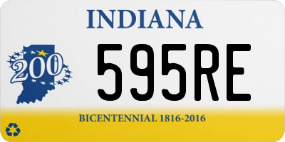 IN license plate 595RE