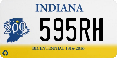 IN license plate 595RH