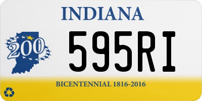 IN license plate 595RI