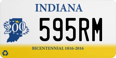 IN license plate 595RM