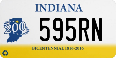 IN license plate 595RN