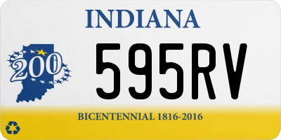 IN license plate 595RV