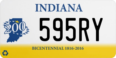 IN license plate 595RY