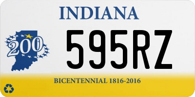 IN license plate 595RZ