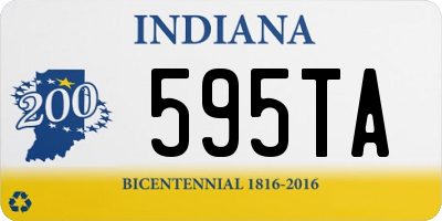 IN license plate 595TA